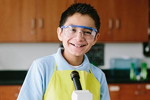 Luis retinoblastoma patient